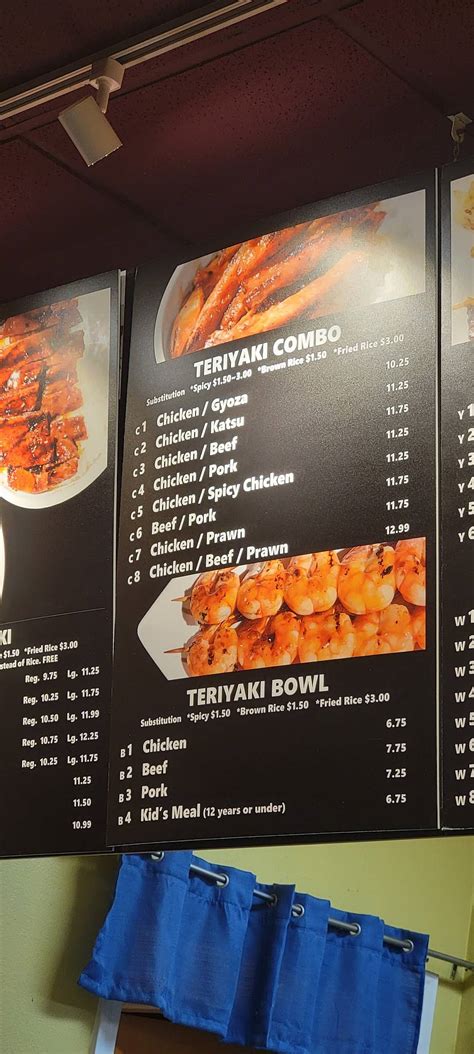 Menu At Teriyaki Garden Fast Food Mountlake Terrace 44th Ave W C