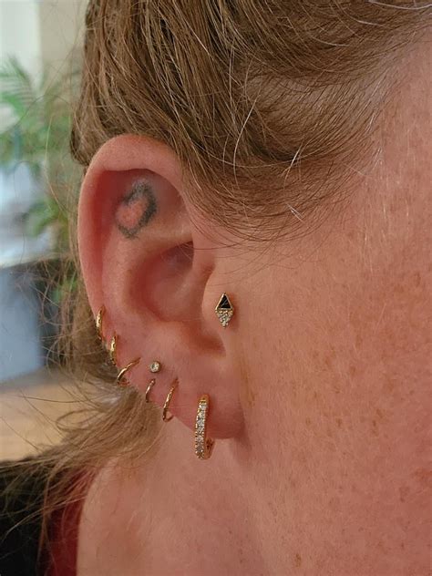 Finally Got My Tragus Pierced With Buddha Jewelry At Trx Tattoo And