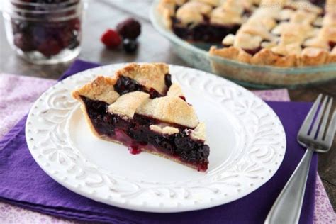 This Mixed Berry Pie Uses A Frozen Blend Of Raspberries