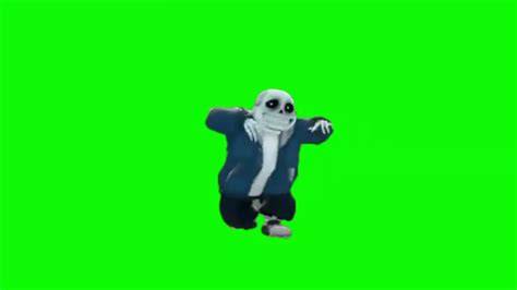 Sans Hits Default Dance With Green Screen Youtube
