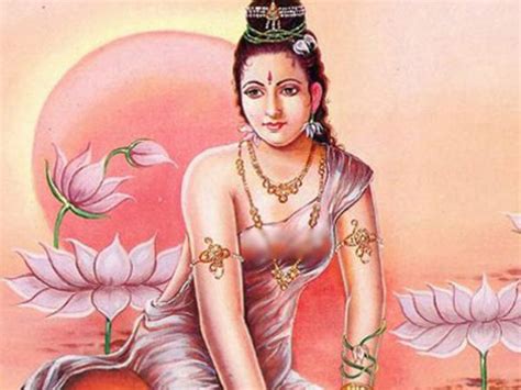 Apsara Rambha Was Revealed Through The Churning Of The Sea A Stone