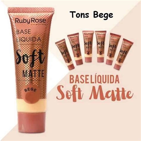 Base Liquida Soft Matte Ruby Rose Shopee Brasil