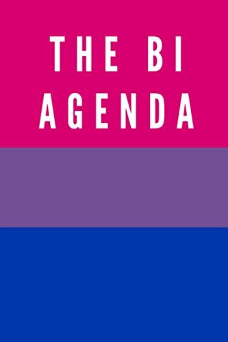The Bi Agenda Blank Lined Notebook Lgbt Journal 6x9 Journal Diary Notebook Bisexual