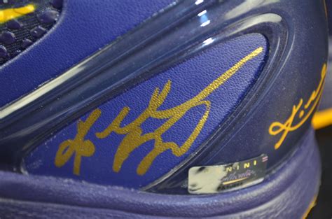 Lot Detail Kobe Bryant Signed Limited Edition Game Ready Nike Zoom Vi