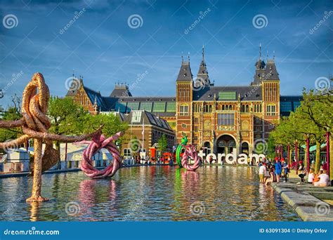 Amsterdam Old Museum With Naked Woman Bronze Sculpture Editorial Image Cartoondealer Com