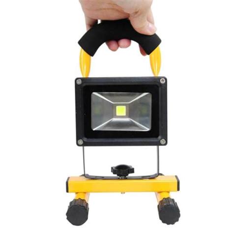 10w Rechargeable Cordless Camp Work Fishing Led Flood Light Spot