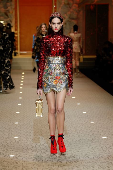 Dolce And Gabbana Fall Winter Women Fashion Show Runway
