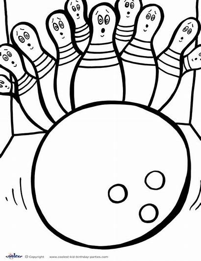 Printable Bowling Coloring Pages Printables Coolest Party