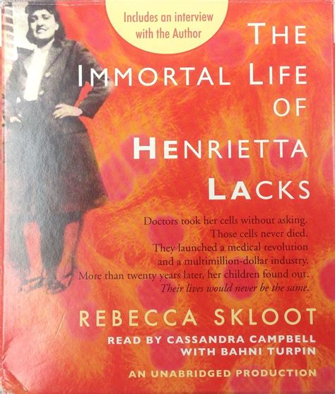 The Immortal Life Of Henrietta Lacks By Rebecca Skloot Henrietta Lacks Books To Read Good Books