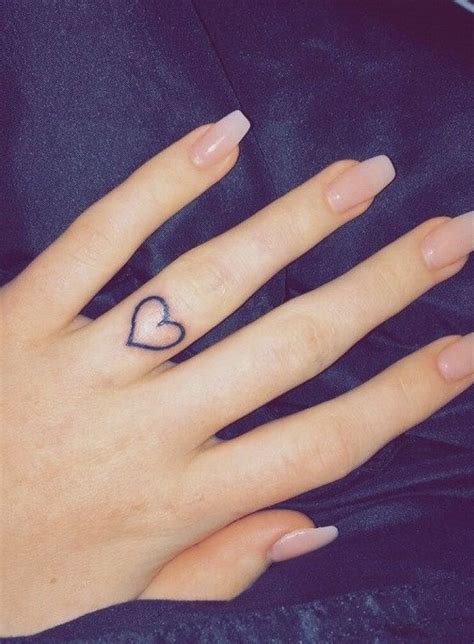 Finger Heart Tattoo For Couples Best Tattoos Ideas