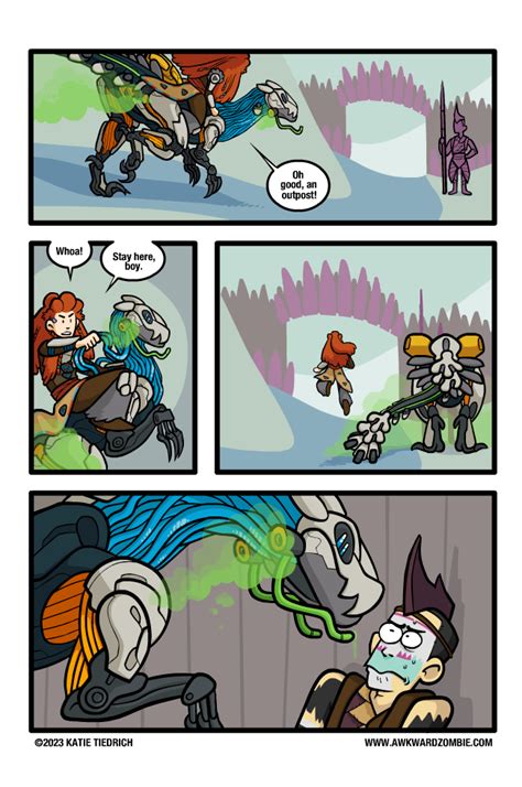 Awkward Zombie With Raptor Attention Part1