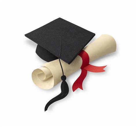 Graduation Mortar Board And Degree Certificate Stock Images