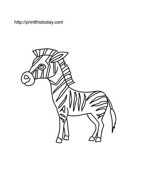 Free Printable Wild Animals Coloring Page 2 Print This Today