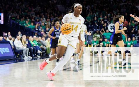 February 05 2023 Notre Dame Guard Kk Bransford 14 Drives To The