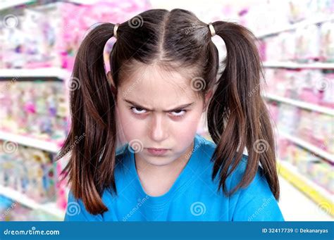 Cute Angry Girl Royalty Free Stock Images Image 32417739