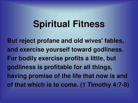 Ppt Spiritual Fitness Powerpoint Presentation Free Download Id314421