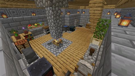 Wood And Wool House With Garden Minecraft Map