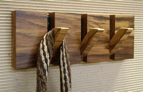 Coat Hanger Wall Mount 3 Hooks Nogal Cafetero Wood Designed And Made
