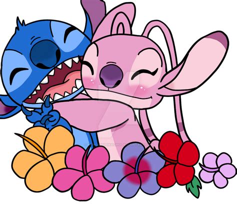 Stitch And Angel Png png image