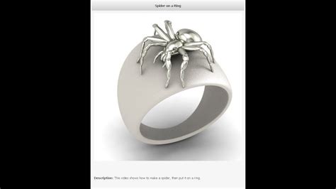 Rhino Basic Jewelry Training Spider Ring Youtube