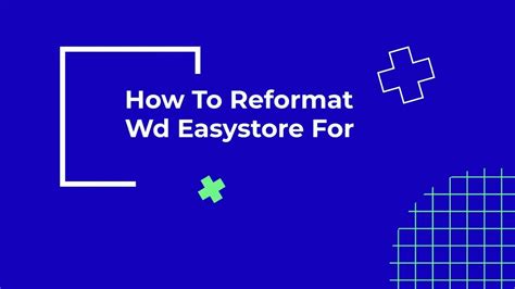 How To Reformat Wd Easystore For Mac Youtube