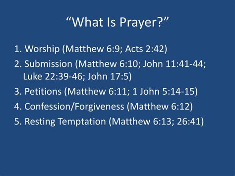 Prayer Matthew 69 13 Luke 111 Ppt Download