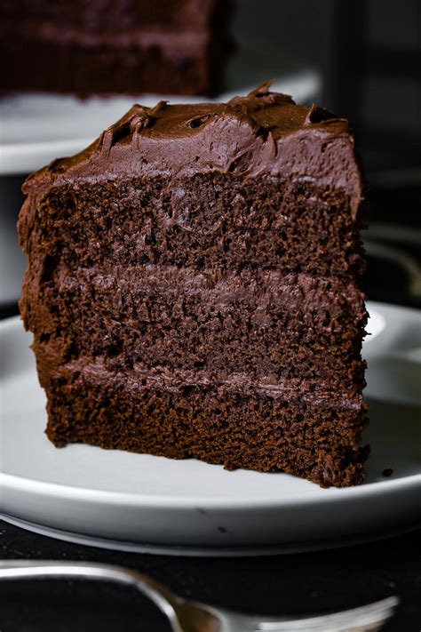 Slice Of Chocolate Cake
