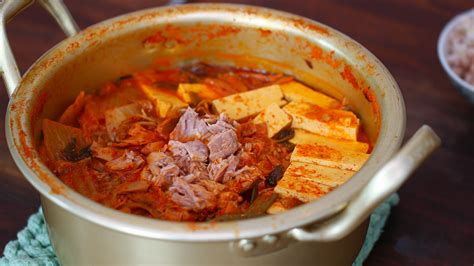 Kimchi for good kimchi jjigae, you need over fermented (sour) kimchi. Tuna Kimchi Jjigae (Stew) Recipe & Video - Seonkyoung Longest