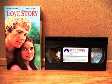 Love Story Vhs 1992 Ali Macgraw Ryan Oneal Ray Milland Tommy Lee