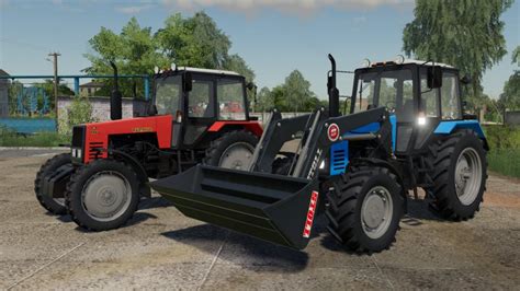 Mtz 1221 Frontloader Fs19 Mod Mod For Landwirtschafts Simulator 19