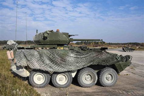 Us Army Decides To Integrate A 30mm Gun On Stryker Double V Hull