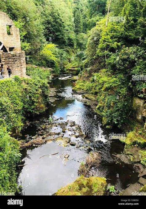 The Ouseburn Jesmond Dene By The Old Mill Stock Photo Alamy