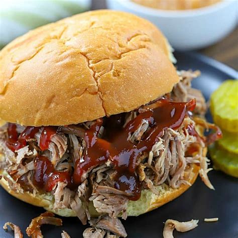 The sides can serve as a refreshing break from the heavy meat, or used to mop up whatever is left of the sauce on your plate. Best Ever Pulled Pork Sandwich Recipe (Pork Butt Roast) - Yummy Healthy Easy