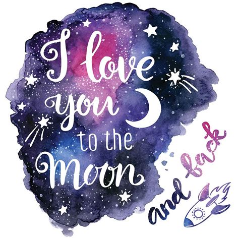 I Love You To The Moon And Back To The Moon And Back Tattoo