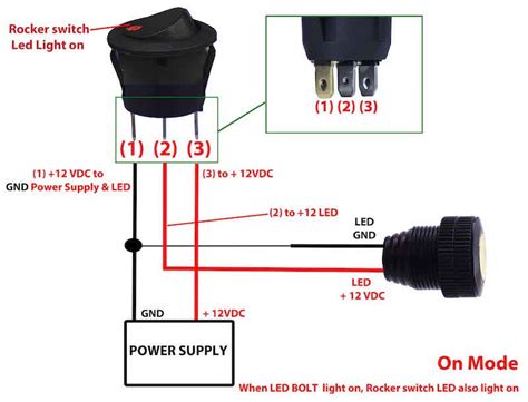 Wiring Diagram For 12v Rocker Switch Wiring Draw And Schematic