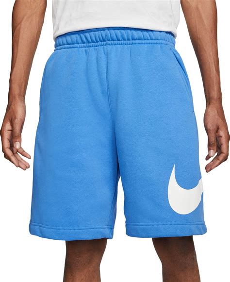Nike Club Fleece Graphic Shorts Regular And Big And Tall In Blue For