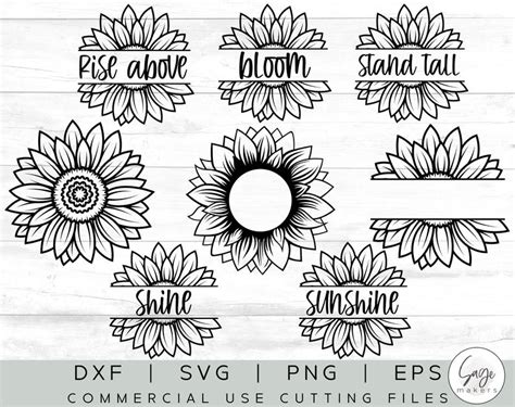 Download Sunflower SVG, Sunflower Clipart, Flowr Svg, Flower ...