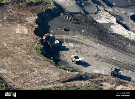 Oil Sands Mining Operations At The Cnrl Canadian Natural Resources