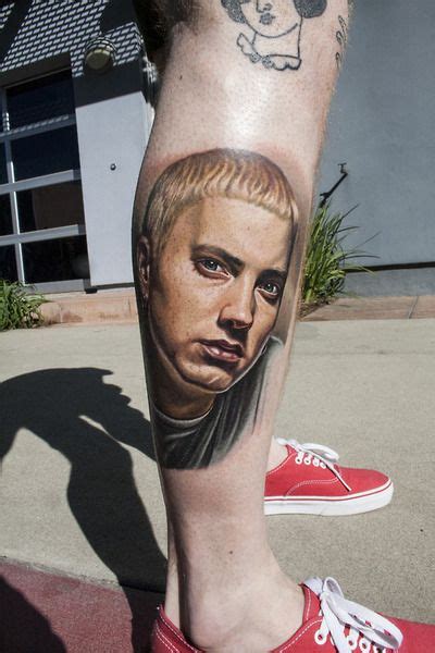 Eminem Tattoo Ink Tattoo Body Art Tattoos Portrait