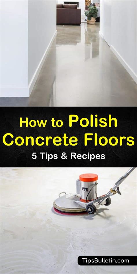 DIY Polished Concrete Floors Instructions Flooring Ideas