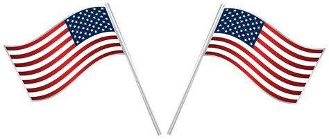 Usa Flags Png Clip Art Image