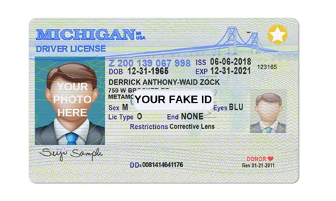 Maine Fake Id Template Your Fake Id Templates