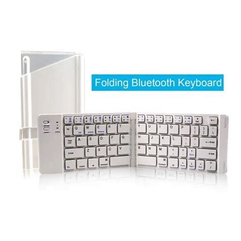 Portable Mini Folding Keyboard Bluetooth Wireless For Iphone Foldable