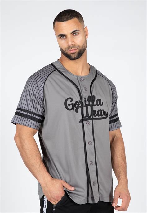 82 Baseball Jersey Gray Gorilla Wear