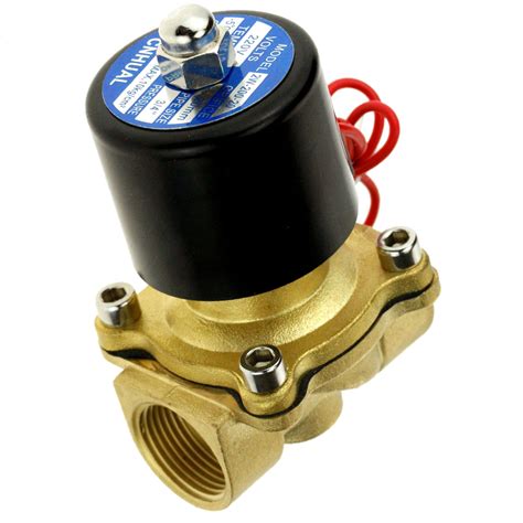 12 Brass Electric Solenoid Valve Water Air Ac 110v Normal Closed