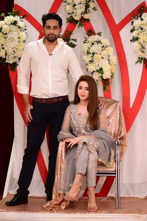 Newly Married Actor Salman Saeed And His Wife Aleena First Time Appear On Good Morning Pakistan 