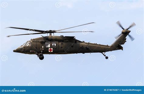 United States Army Sikorsky Uh 60m Blackhawk Medevac Helicopter In