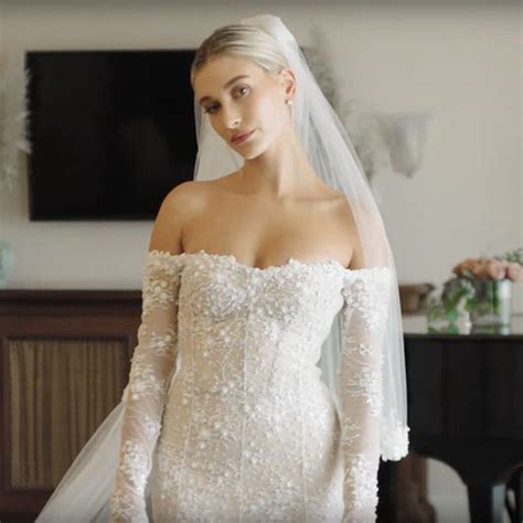 hailey bieber wedding dress sewing a wedding dress according etsy