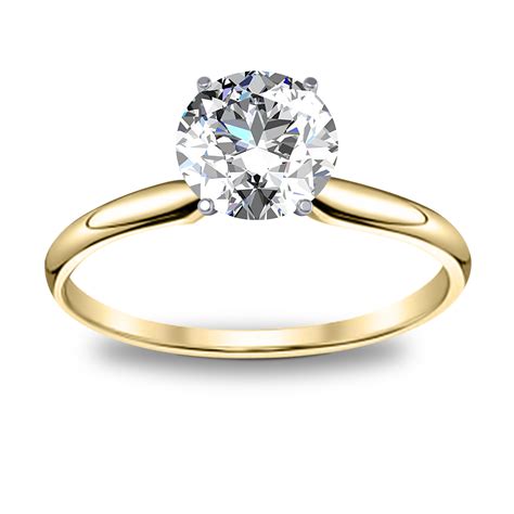 1ct round cut natural diamond solitaire diamond engagement ring gia certified diamond mansion