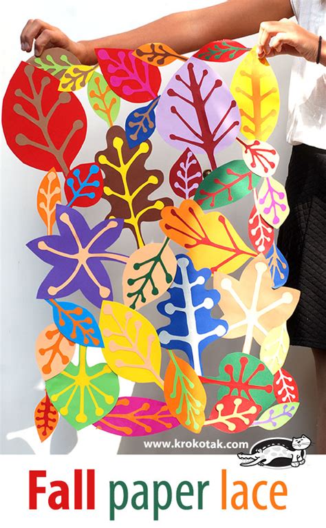 krokotak | Fall paper lace